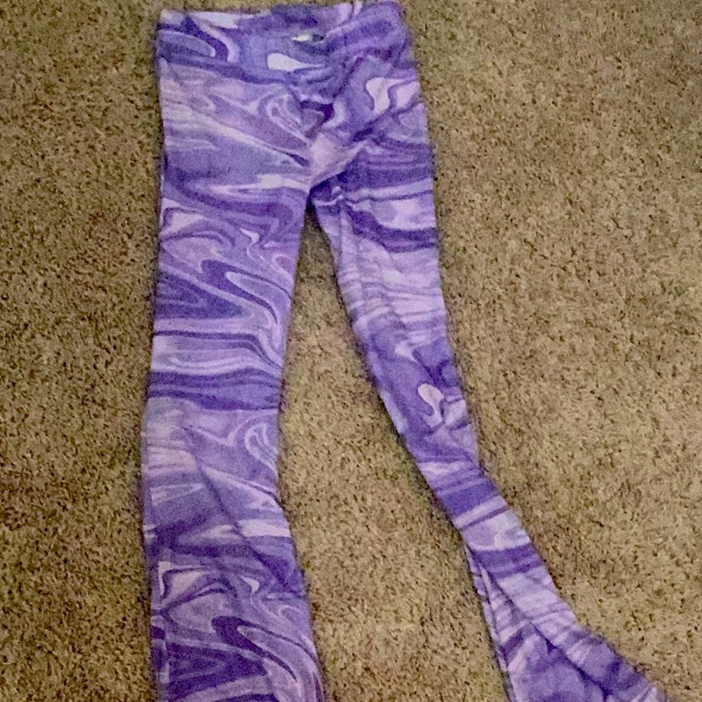 purple groove pants, size 10, a little flare